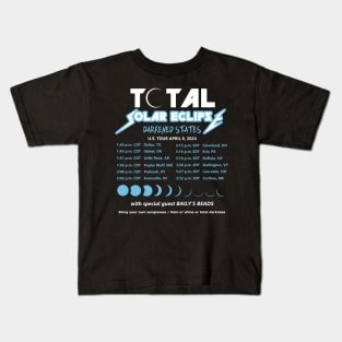 Total Solar Eclipse 2024 Kids T-Shirt